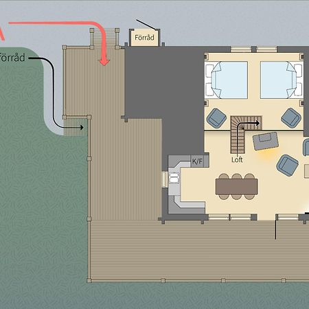 Alpstigen 6A - 10 Baeddars Fjaellstuga Mitt I Jaervsoebacken Villa Exteriör bild